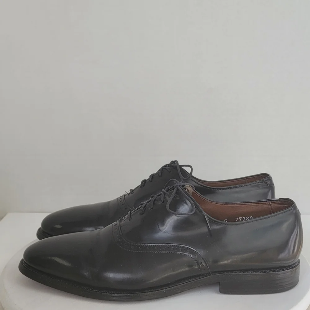 Allen Edmonds Danbury Black Leather Oxfords Men's Dress Shoes Size 9C